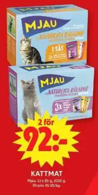 ICA Supermarket MJAU KATTMAT erbjuda