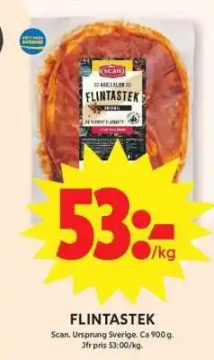 ICA Supermarket Flintastek erbjuda