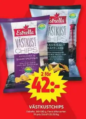 ICA Supermarket Västkustchips erbjuda