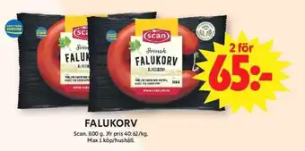 ICA Supermarket Falukorv erbjuda