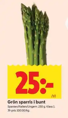 ICA Supermarket GRÖN SPARRIS I BUNT erbjuda