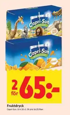 ICA Supermarket CAPRI-SUN erbjuda