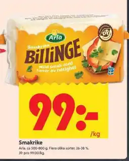 ICA Supermarket Arla Smakrike Billinge erbjuda