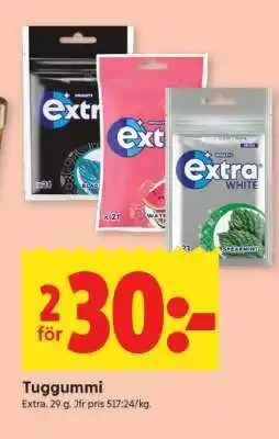 ICA Supermarket Tuggummi erbjuda