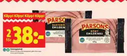 ICA Supermarket Pärsons Emulskinka erbjuda