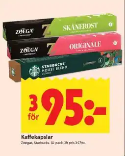 ICA Supermarket KAFFEKAPSLAR erbjuda