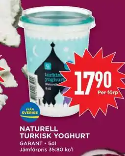 Willys NATURELL TURKISK YOGHURT erbjuda