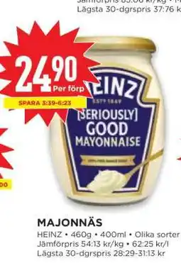 Willys Heinz Seriously Good Mayonnaise erbjuda