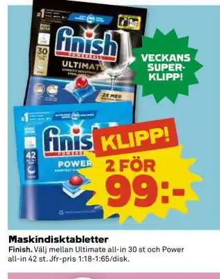Coop MASKINDISKTABLETTER erbjuda