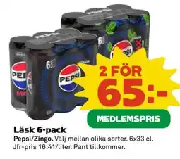 Coop LÄSK 6-PACK erbjuda