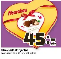 Coop Chokladask hjärtan erbjuda