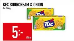 Matdax Tuc Kex sourcream & onion erbjuda