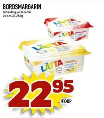 Matdax LÄTTA Bordsmargarin erbjuda