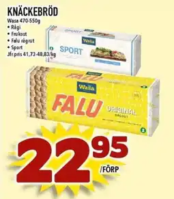 Matdax WASA Knäckebröd erbjuda