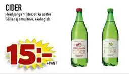 Matdax HERRLJUNGA Cider erbjuda