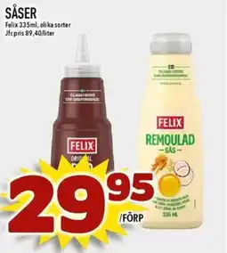 Matdax FELIX Såser erbjuda