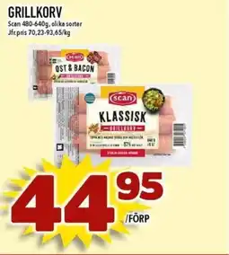 Matdax SCAN Grillkorv erbjuda