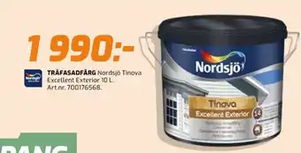 Träfasadfärg Nordsjö Tinova