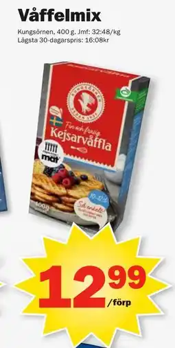 Pekås Våffelmix erbjuda