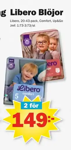 Pekås Libero Blöjor erbjuda