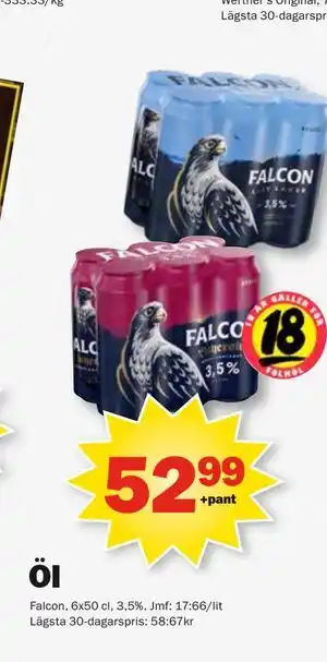 Pekås Öl erbjuda