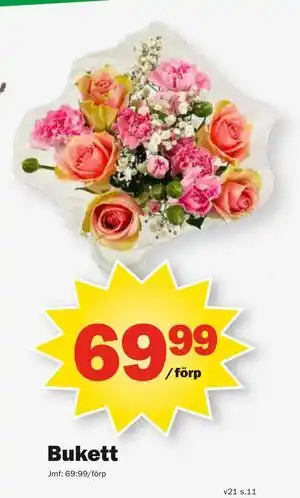 Pekås Bukett erbjuda