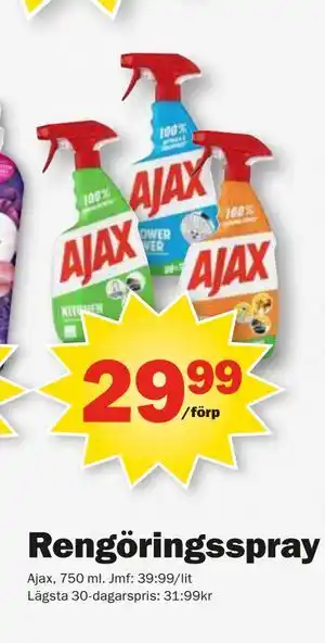 Pekås Rengöringsspray erbjuda