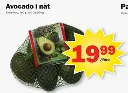 Pekås Avocado i nät erbjuda