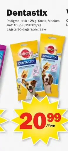 Pekås Dentastix erbjuda