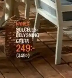 Mio Solcells belysning greta erbjuda