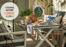 Mio Maxime utebord erbjuda
