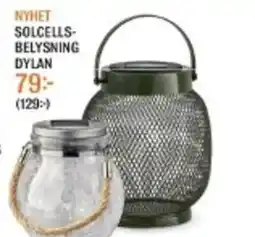 Mio Solcells- belysning dylan erbjuda