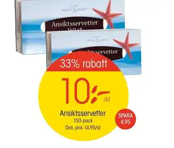 EKO Ansiktsservetter 150 - pack erbjuda