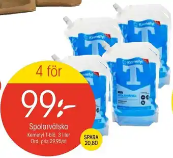 EKO Spolarvätska Kemetyl T-blä 3 Liter 4 erbjuda