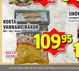 Matvärlden Tensta KOKTA VANNAMEIRÄKOR erbjuda