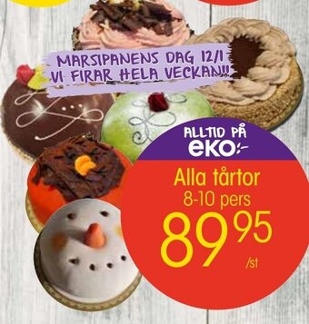 EKO Alla Tårtor 8-10 pers erbjuda