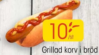 EKO Grillad Korv I Bröd erbjuda