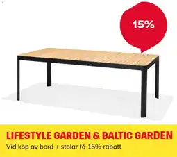 Byggmax Lifestyle garden & baltic garden erbjuda