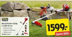 Jula Bensindriven röjsåg 1,3 kW 45 cm erbjuda
