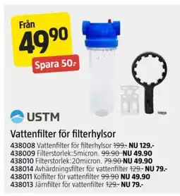 Jula Vattenfilter för filterhylsor erbjuda