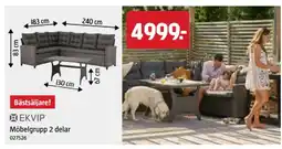 Jula Möbelgrupp 2 delar erbjuda