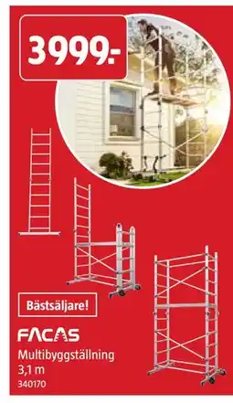 Jula Multibyggställning 3,1 m erbjuda