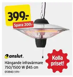 Jula Hängande infravärmare erbjuda