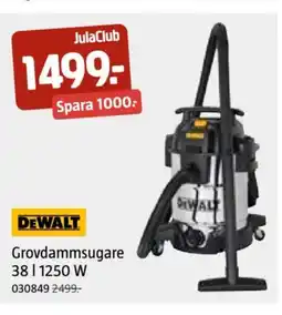 Jula Grovdammsugare 38 l 1250 W erbjuda