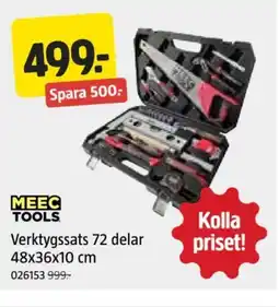 Jula Verktygssats 72 delar erbjuda