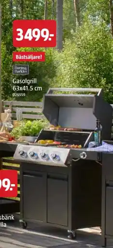 Jula Gasolgrill 63x41.5 cm erbjuda