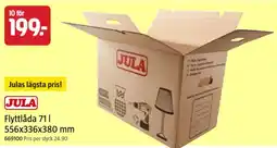 Jula Flyttlåda 71 l erbjuda