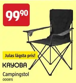Jula KAYOBA Campingstol erbjuda