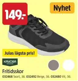 Jula Fritidsskor erbjuda