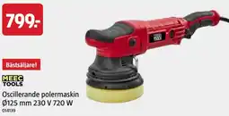 Jula Oscillerande polermaskin 0125 mm 230 V 720 W erbjuda